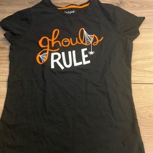 Black “ghouls rule” T-shirt